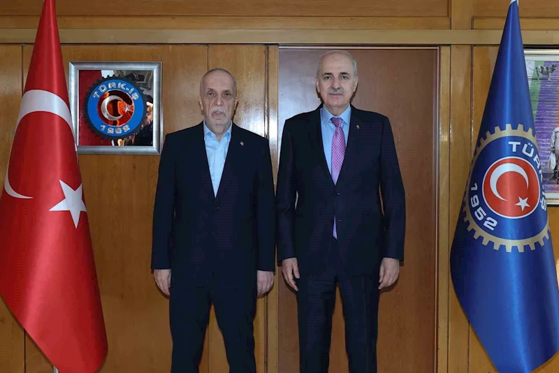 TBMM Başkanı Kurtulmuş, TÜRK-İŞ’i ziyaret etti
