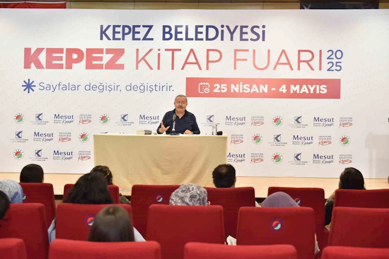 Kepez Kitap Fuarı’nda usta şair Erbaş: 