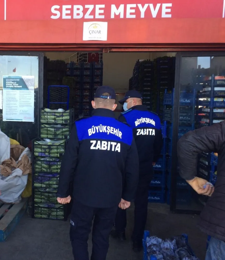 Büyükşehir zabıtası Nisan ayında 801 denetim yaptı   
