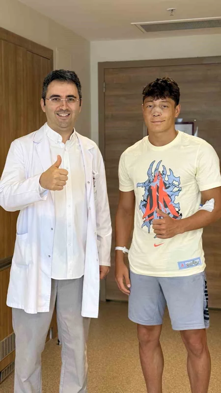 Samsunsporlu Haluk Mustafa Tan ameliyat oldu
