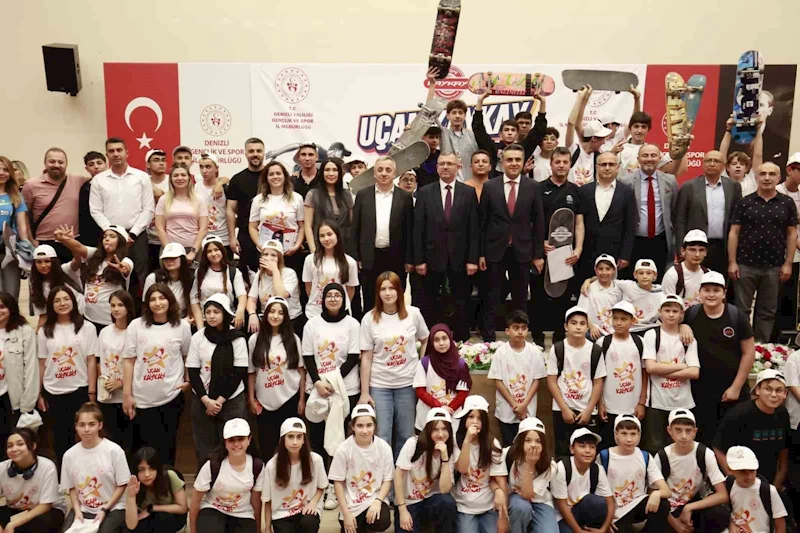 Denizli’de Uçan Kaykay projesi start aldı
