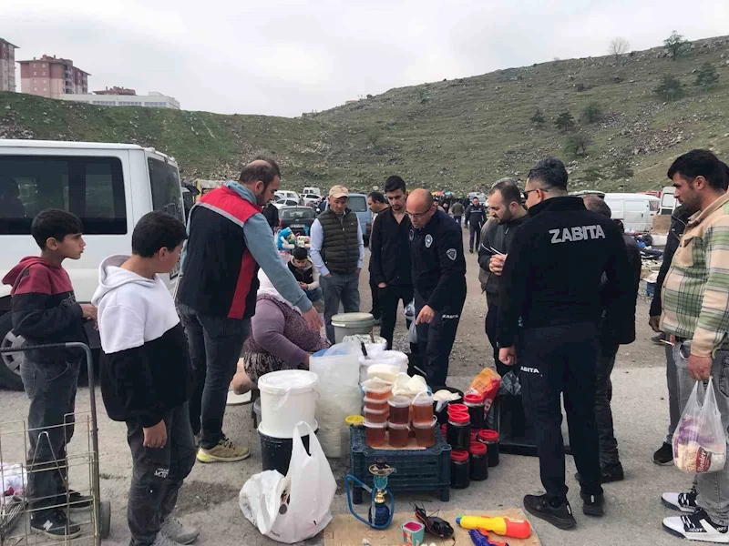 Bit pazarı denetiminde birçok ürün imha edildi
