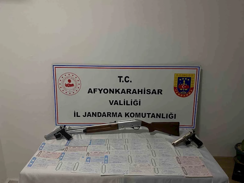 Afyonkarahisar’da tefeci operasyonu: 2 gözaltı
