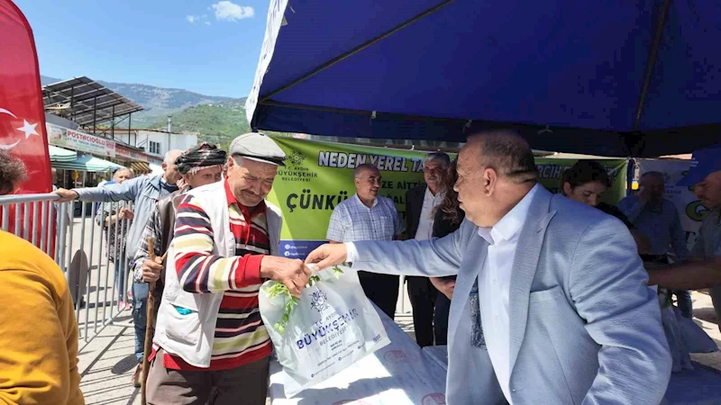 Bozdoğan’da vatandaşlara 25 bin fide dağıtıldı
