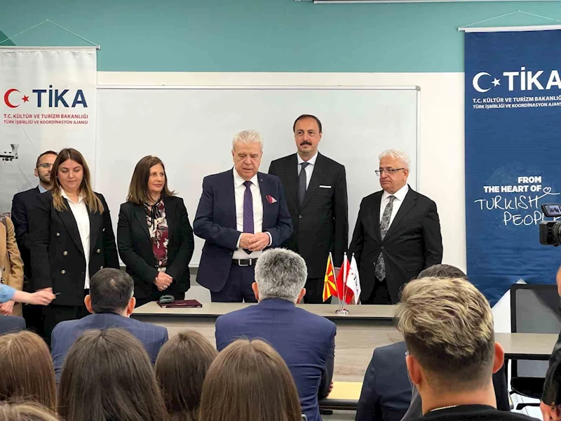 TİKA. Kuzey Makedonya’da Türkçe eğitim sınıflarını yeniliyor
