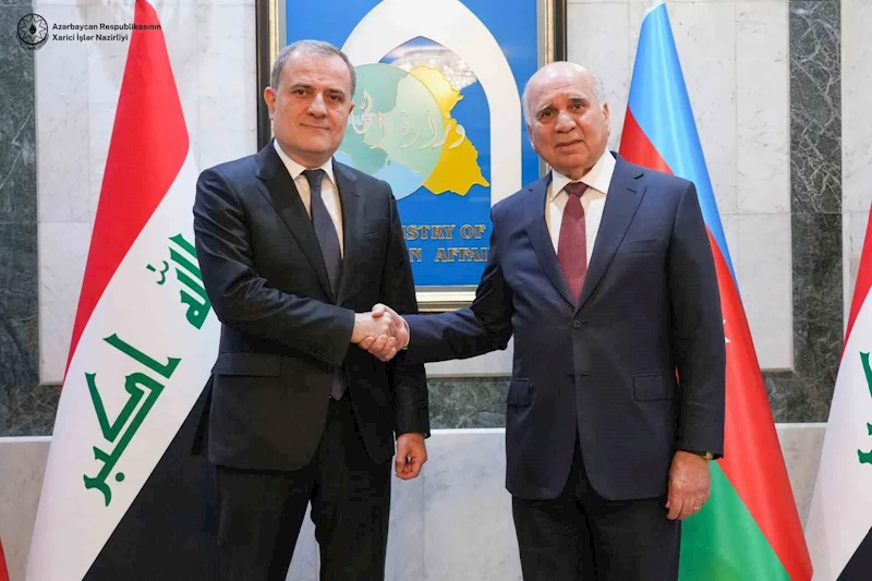 Irak Dışişleri Bakanı Hüseyin, Azerbaycanlı mevkidaşı Bayramov ile görüştü
