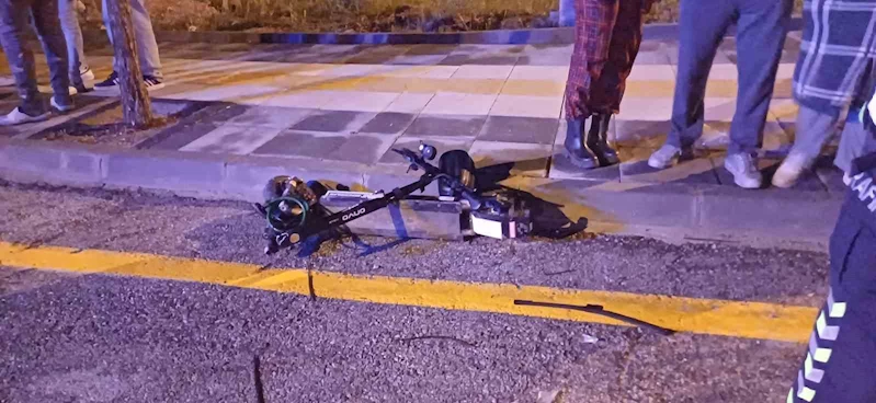 Çorum’da otomobil ile elektrikli scooter çarpıştı: 1 yaralı
