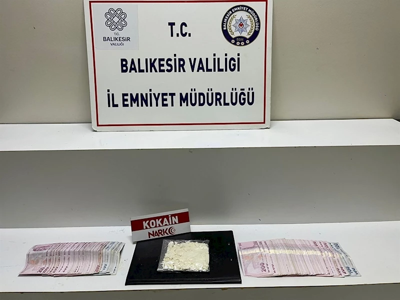Balıkesir’de uyuşturucu operasyonunda 1 tutuklama

