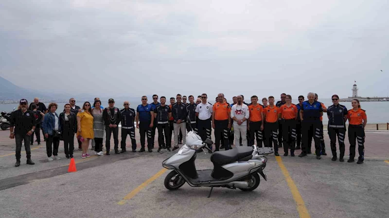 Alanya zabıta personeline güvenli sürüş eğitimi
