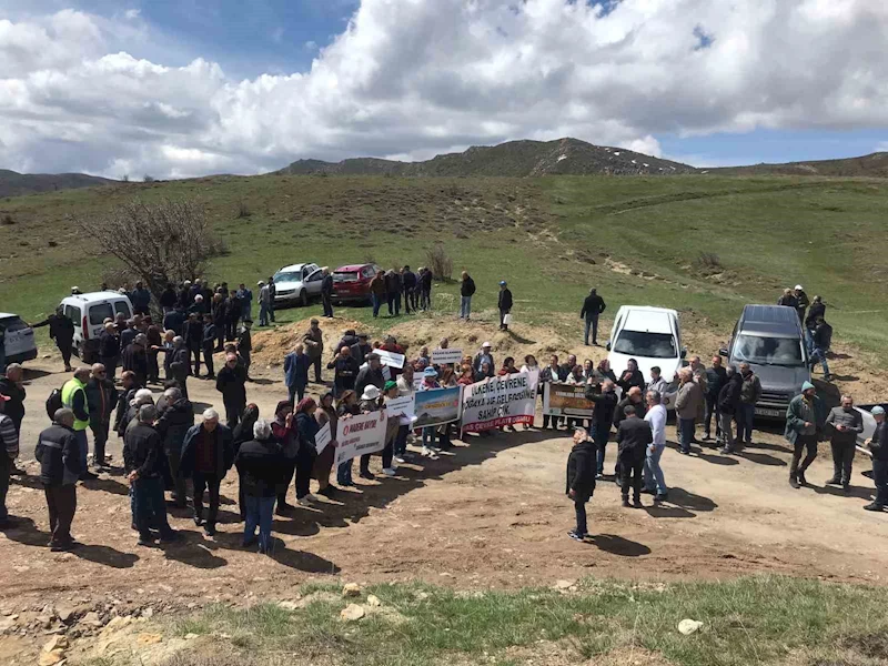Köy sakinleri maden firmalarına seslendi, 