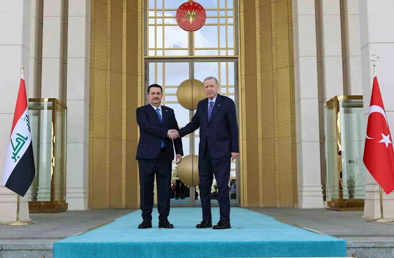 Cumhurbaşkanı Erdoğan, Irak Başbakanı Sudani’yi resmi törenle karşıladı
