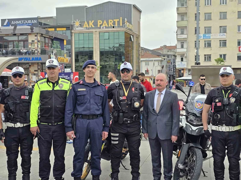 Çorum’da Trafik Haftası’nda farkındalık oluşturan etkinlik
