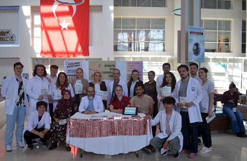 Muğla EAH’ta diyabetik ayak farkındalık standı
