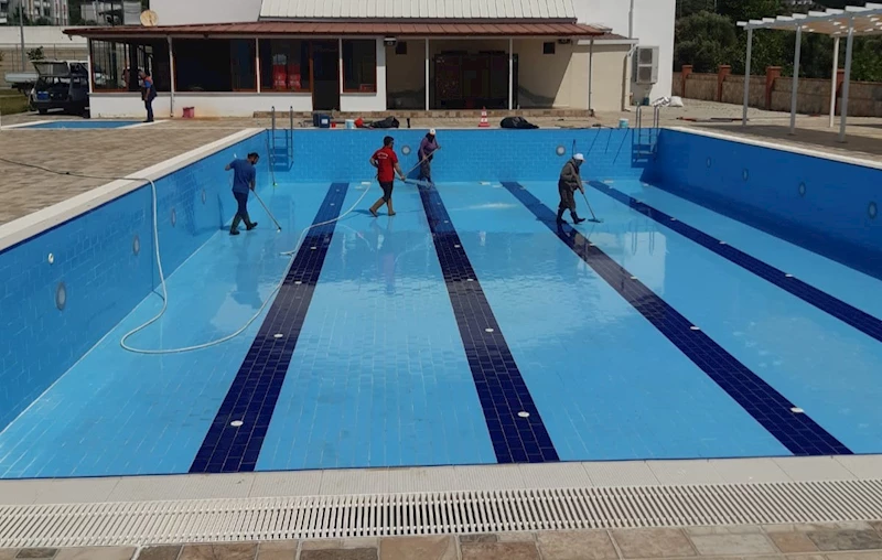 Kuyucak’ta yüzme havuzları yaz sezonuna hazırlanıyor
