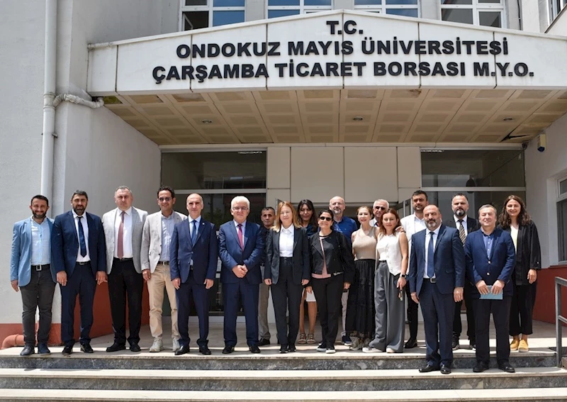 Rektör Aydın’dan Çarşamba MYO’ya destek vurgusu: 