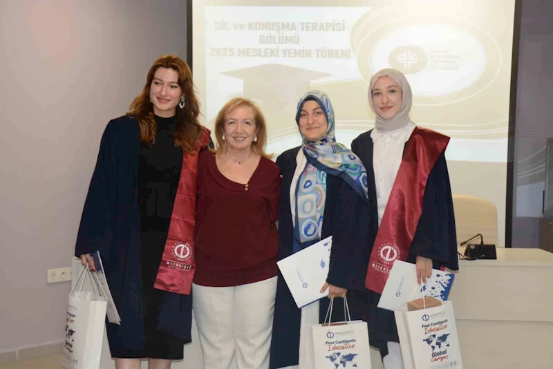 Dil ve Konuşma Terapisi Bölümü mezunlarını mesleğe uğurladı
