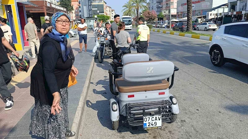 Manavgat’ta motosiklet kazası: 1 yaralı
