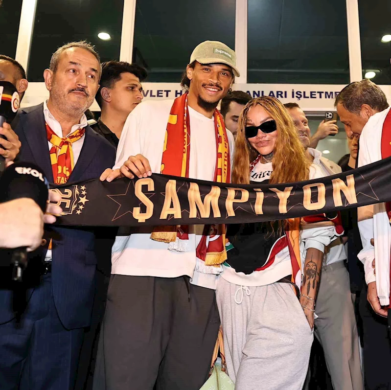 Leroy Sane, İstanbul’a geldi
