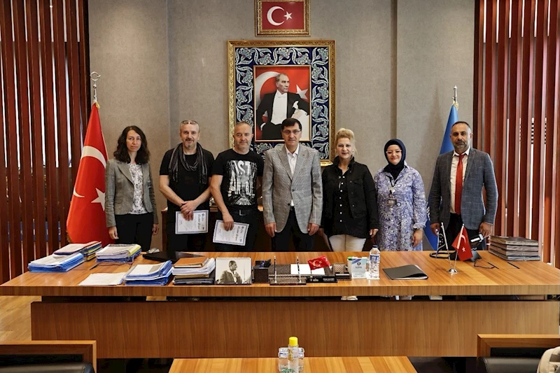 Gönüllü sanatçılara teşekkür belgesi
