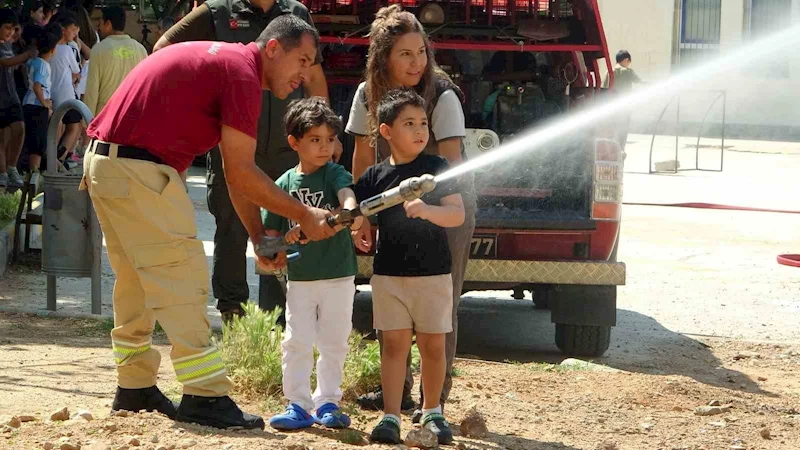 Muğla’da öğrencilere orman yangınları konusunda eş zamanlı farkındalık eğitimi verildi
