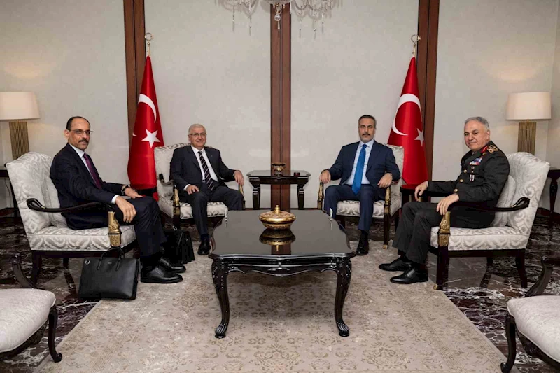 Fidan, Güler, Gürak ve Kalın Dışişleri Bakanlığı’nda bir araya geldi
