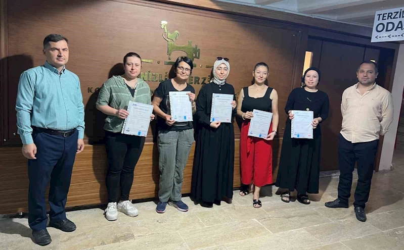 Denizlili terziler uluslararası sertifikalı oldu
