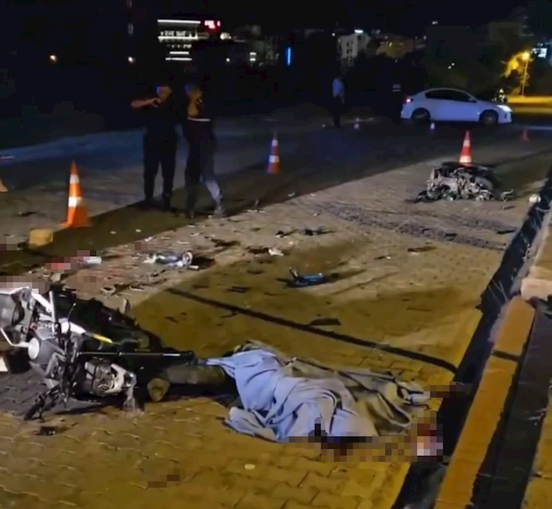 Alanya’da motosikletler çarpıştı: 2 ölü
