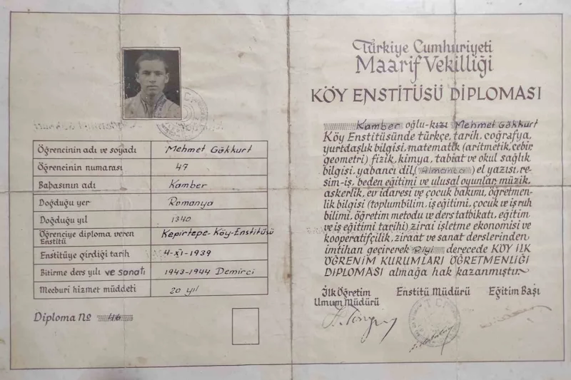 102 yaşındaki Muratlı’nın eğitim çınarına veda
