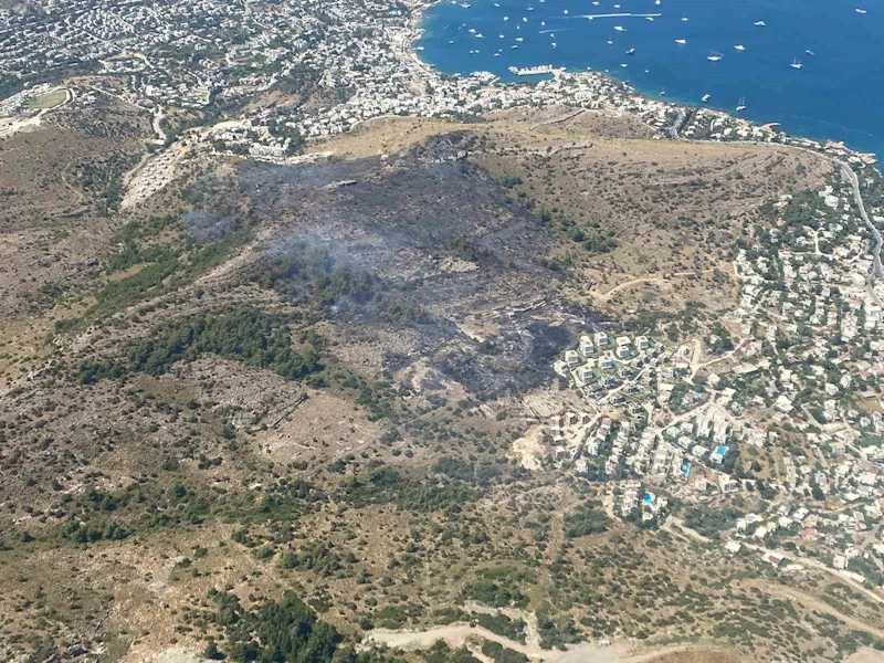 Bodrum Türkbükü yangını kontrol altına alındı
