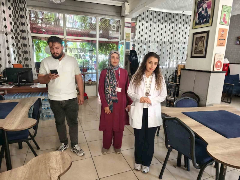 Çemişgezek’te kapalı alanlarda sigara denetimi yapıldı
