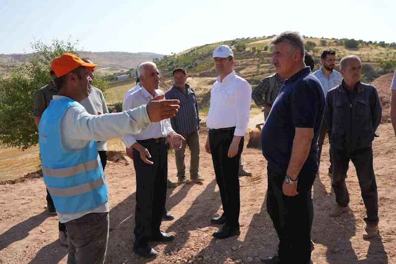 Başkan Tutdere, çalışmaları yerinde inceledi
