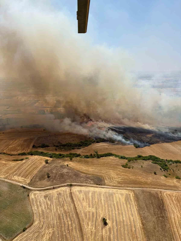 Balıkesir Kepsut’ta arazi yangını
