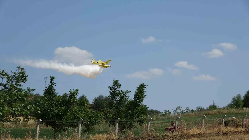 Çanakkale’de tarım arazisinde başlayan yangın ormanlık alana sıçradı
