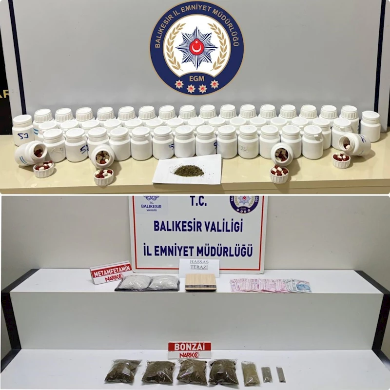 Balıkesir’de zehir tacirlerine geçit yok
