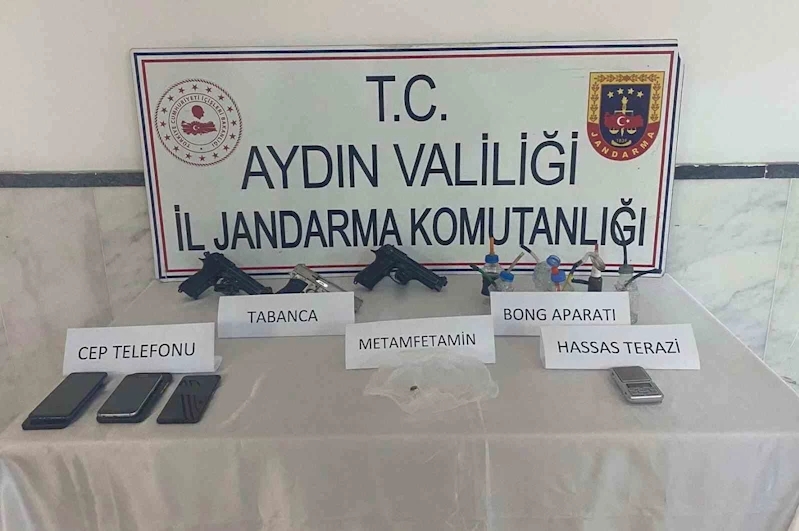 Kuyucak’taki eve uyuşturucu baskını
