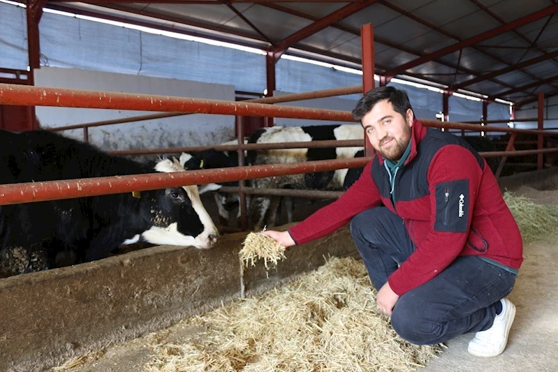 Hayalindeki çiftliği devlet desteğiyle kurdu
