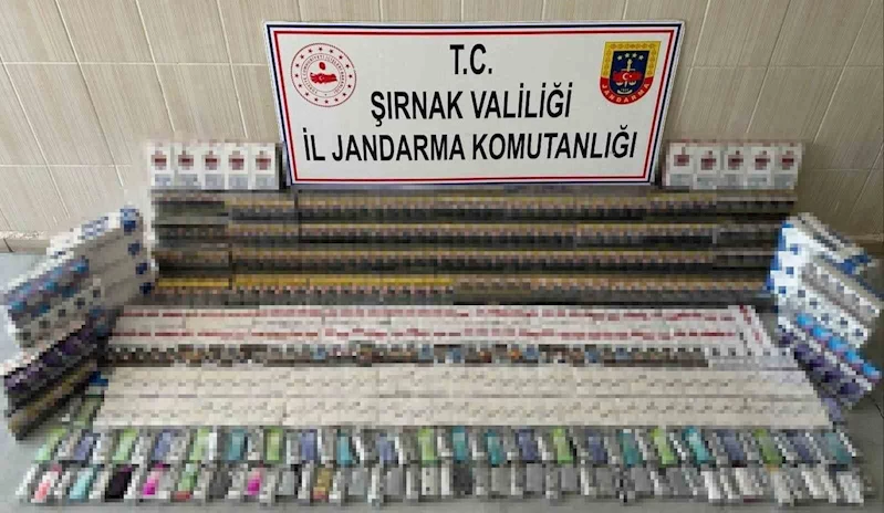 Şırnak’ta 5 milyon lira değerinde gümrük kaçağı ürün ele geçirildi
