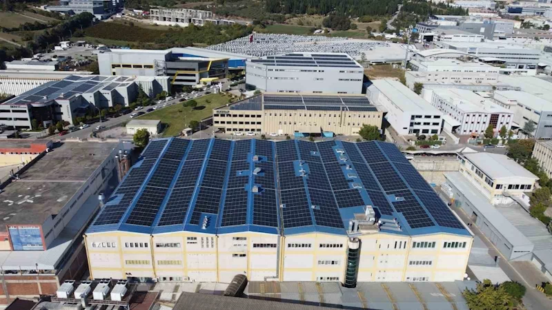 Bursa’da bir firma GES ile 649 bin 839 kg karbondioksit salınımını önleyecek
