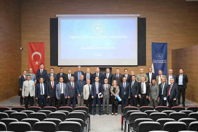 Gençlik ve Spor İl Müdürlüğü İl koordinasyon toplantısı yapıldı
