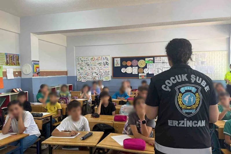 Emniyetten çocuklara suçtan korunma eğitimi
