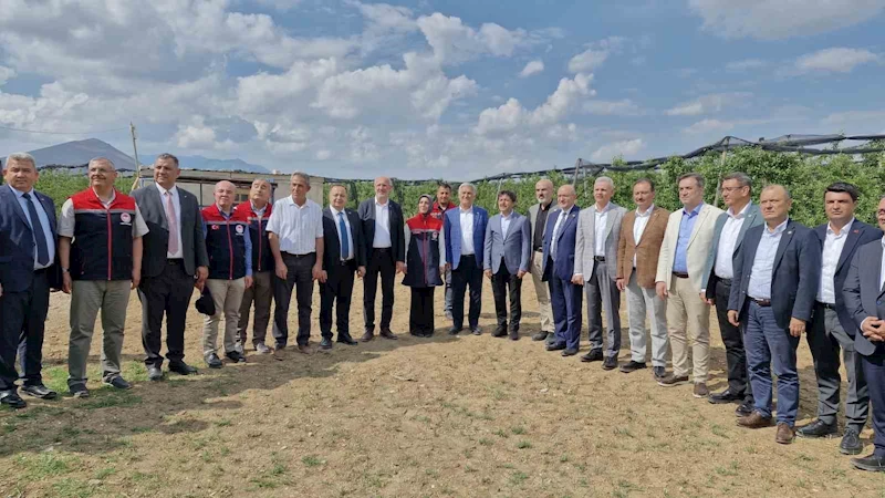 TBMM Zirai Don Komisyonu üyeleri, Karaman’da elma bahçelerini inceledi
