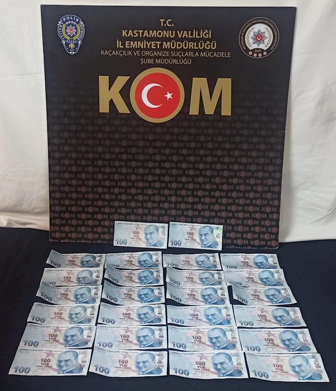 Kastamonu’da sahte para operasyonu: 1 gözaltı

