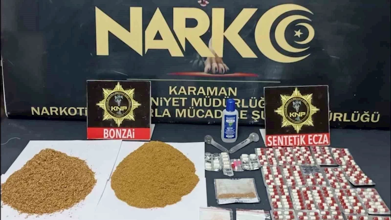 Karaman’da uyuşturucu operasyonu: 9 tutuklama
