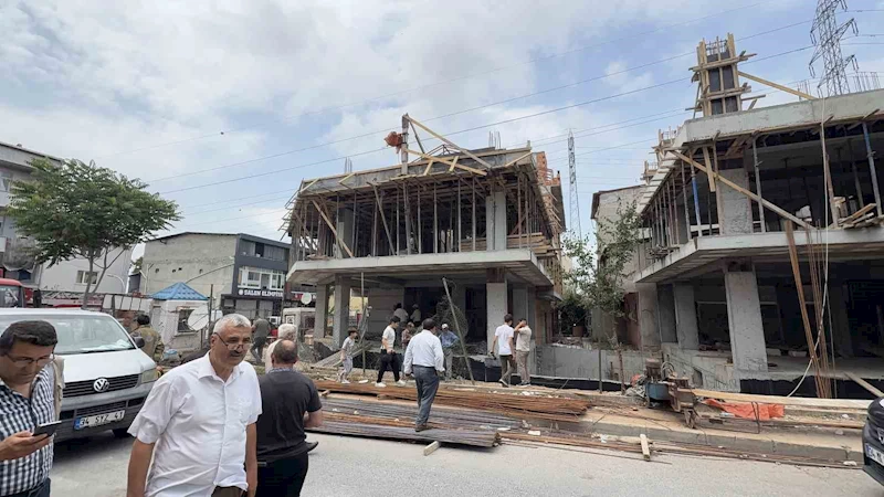 Başakşehir’de bir inşaatın duvarı, işçinin üzerine devrildi
