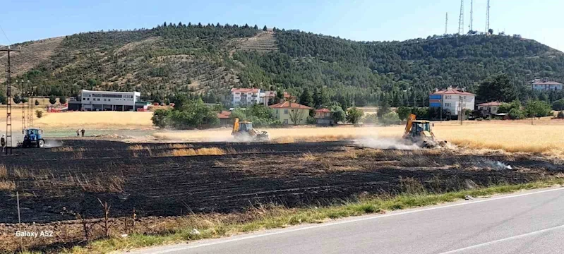 Beypazarı’nda tarla yangını
