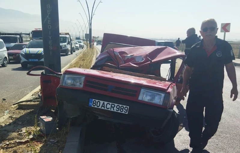 Takla atan otomobilin genç sürücüsü hayatını kaybetti
