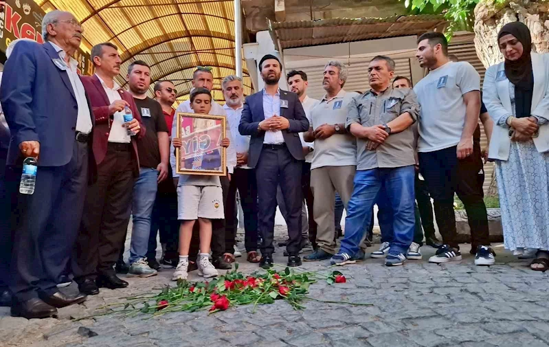 Başkan Ateş vurulduğu yerde anıldı
