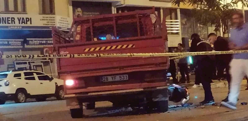 Giresun’da trafik kazası: 1 ölü

