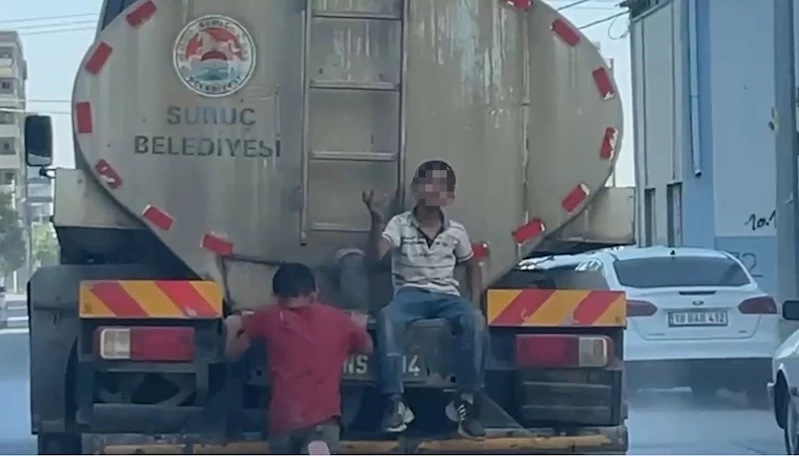 Çocukların oyunu yürekleri ağızlara getirdi
