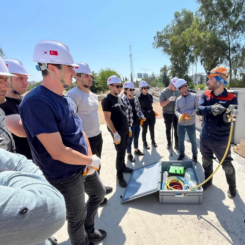 Aydın’da çevik kuvvet personeline deprem arama kurtarma eğitimi verildi
